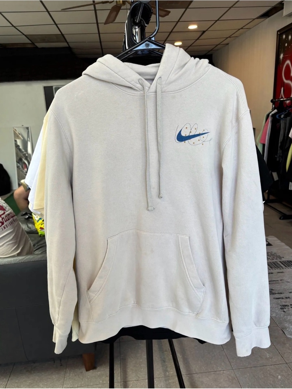 Nike hoodie illustration design size small